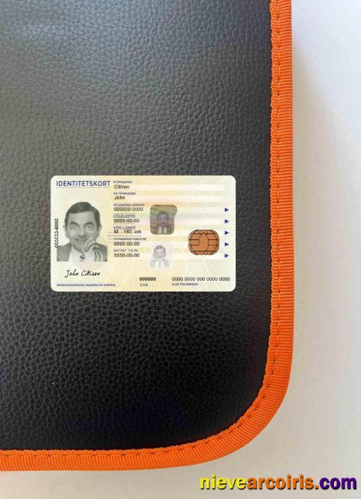 Sweden identity card PSD template, 2017 – present photolook